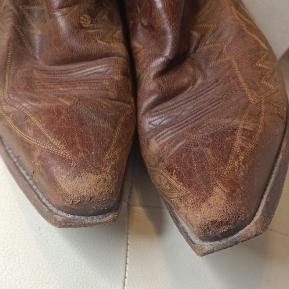 Old Gringo Men's Size 10.5 D Brown Leather Cowboy Boots - Picture 10 of 11